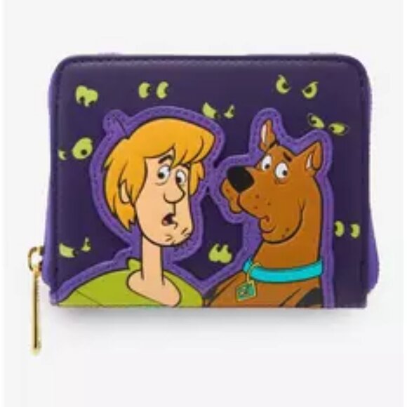 Scooby-Doo! Handbags - Loungefly Scooby-Doo! Eyes Glow-In-The-Dark Mini Wallet